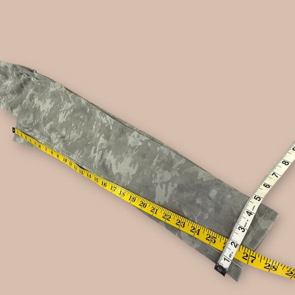 SPANX Camo Jeggings Slim Fit Ankle Leggings Pull On Size M Stone Washed Stretchy - Picture 14 of 16